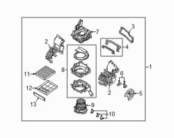 Mazda CX-9  Filter cover | Mazda OEM Part Number TK48-61-D25