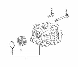 Mazda CX-9  Alternator | Mazda OEM Part Number PY8V-18-300D