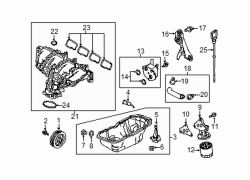 Mazda CX-9  Intake manifold gasket | Mazda OEM Part Number PY01-13-111