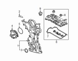 Mazda CX-9  Engine Variable Valve Timing (VVT) Adjuster O-Ring | Mazda OEM Part Number PE01-12-257