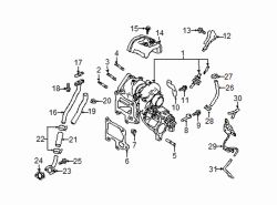 Mazda CX-9  Upper insulator screw | Mazda OEM Part Number 9XF0-02-127L
