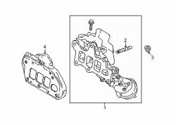 Mazda CX-9  Exhaust manifold | Mazda OEM Part Number PY8V-13-450E