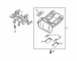 Mazda CX-9  Overhead console | Mazda OEM Part Number TK55-69-970B-02