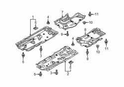 Mazda CX-9 Right Rear cover screw | Mazda OEM Part Number 9KDB-00-616