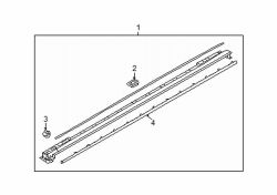 Mazda CX-9 Left Running board clip | Mazda OEM Part Number BP4L-51-SJ3