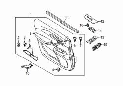 Mazda CX-9 Right Belt w'strip | Mazda OEM Part Number TK48-58-821B