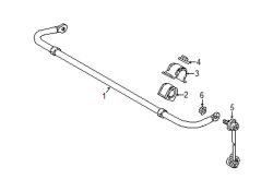 Mazda CX-9 Right Stabilizer bar bushing | Mazda OEM Part Number KD31-28-156D