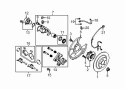 Mazda CX-9 Right Brake hose | Mazda OEM Part Number TK78-43-810