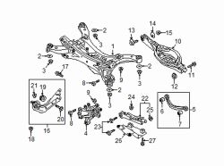 Mazda CX-9 Right Lower cntrl arm nut | Mazda OEM Part Number 9YB0-41-413
