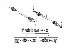 Mazda CX-9 Right Axle assy clip | Mazda OEM Part Number RTA1-25-421