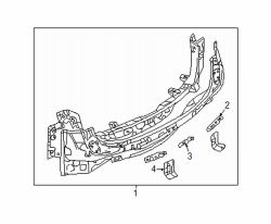 Mazda CX-9 Left Rear bracket | Mazda OEM Part Number D09H-53-99Y