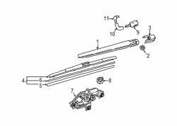 Mazda CX-9  Wiper motor bushing | Mazda OEM Part Number TD11-67-407A