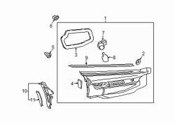 Mazda CX-9 Rear Back Up Light Socket | Mazda OEM Part Number TK49-51-584