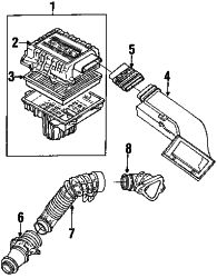 Mazda RX-7  Inlet hose | Mazda OEM Part Number N370-13-220