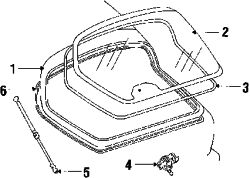 Mazda RX-7 Right Support cylinder | Mazda OEM Part Number 8BF7-62-620
