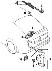 Mazda RX-7  Cover | Mazda OEM Part Number FB02-67-458B