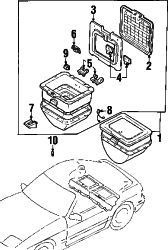 Mazda RX-7 Right Bulb | Mazda OEM Part Number 0000-11-0194