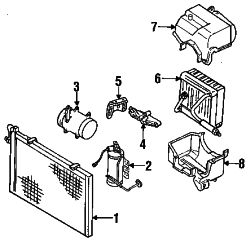 Mazda 626  Dehydrator | Mazda OEM Part Number GJ51-61-500B