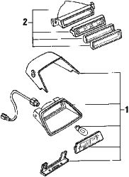 Mazda 626  High mount lamp | Mazda OEM Part Number GJ29-51-580A-19