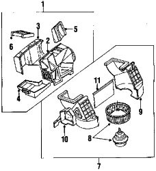 Mazda MX-6  Core | Mazda OEM Part Number GJ21-61-A10