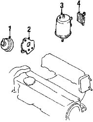 Mazda MX-6  Vapor canister | Mazda OEM Part Number F286-13-970A