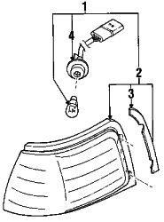 Mazda Protege Right Socket | Mazda OEM Part Number BR70-51-064