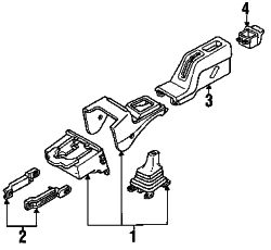 Mazda Protege  Ashtray | Mazda OEM Part Number BR70-64-660A-32