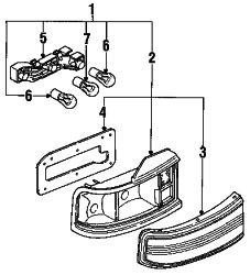 Mazda Protege Right Socket | Mazda OEM Part Number B617-51-155