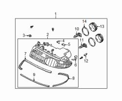 Mazda Millenia Right Socket cover gasket | Mazda OEM Part Number GA2K-51-0B2