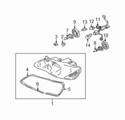 Mazda Millenia  Socket | Mazda OEM Part Number TC86-51-0B4