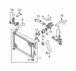 Mazda Millenia  Water outlet | Mazda OEM Part Number KL61-15-17ZC
