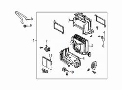 Mazda Millenia  Evaporator assy | Mazda OEM Part Number TA01-61-520D