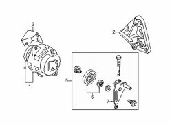 Mazda Millenia  Idler pulley | Mazda OEM Part Number K805-15-930E