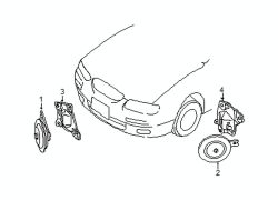 Mazda Millenia  Horn | Mazda OEM Part Number T001-66-780