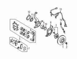 Mazda Millenia Right Wheel stud | Mazda OEM Part Number J00Y-33-062