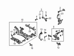 Mazda Millenia Left Control arm bushing | Mazda OEM Part Number T001-34-710