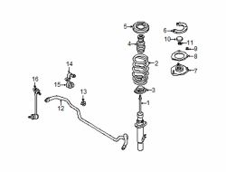 Mazda Millenia Left Spring | Mazda OEM Part Number T001-34-011A