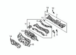 Mazda Millenia Left Dash crossmember gusset | Mazda OEM Part Number T001-71-06Z