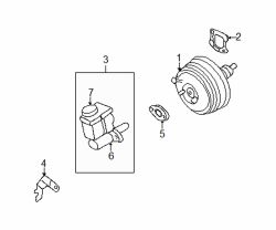 Mazda Millenia  Booster assy packing | Mazda OEM Part Number H001-43-443