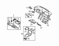 Mazda Millenia  Meter hood cover | Mazda OEM Part Number TC86-55-423