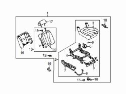 Mazda Millenia  Inner cover | Mazda OEM Part Number TA01-88-1F3