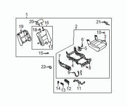 Mazda Millenia  Seat switch | Mazda OEM Part Number T004-57-154