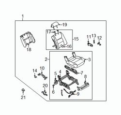 Mazda Millenia  Seat switch | Mazda OEM Part Number TA03-57-155