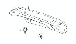 Mazda Millenia  Trunk lid trim fastener | Mazda OEM Part Number G032-68-865A-00