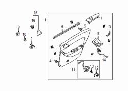 Mazda Millenia Left Belt w'strip | Mazda OEM Part Number T001-73-821