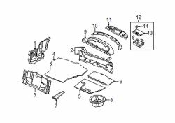 Mazda Millenia  Box assy | Mazda OEM Part Number T001-68-3J0C-80