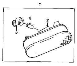 Mazda Protege Right Bulb | Mazda OEM Part Number 0000-11-0194