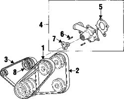 Mazda Protege  Pulley | Mazda OEM Part Number B3C7-15-131