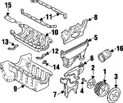 Mazda Protege  Timing cover | Mazda OEM Part Number B6BF-10-511A