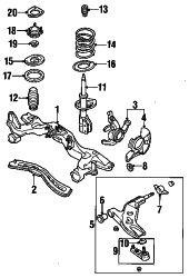 Mazda Protege Right Seat | Mazda OEM Part Number B455-34-012